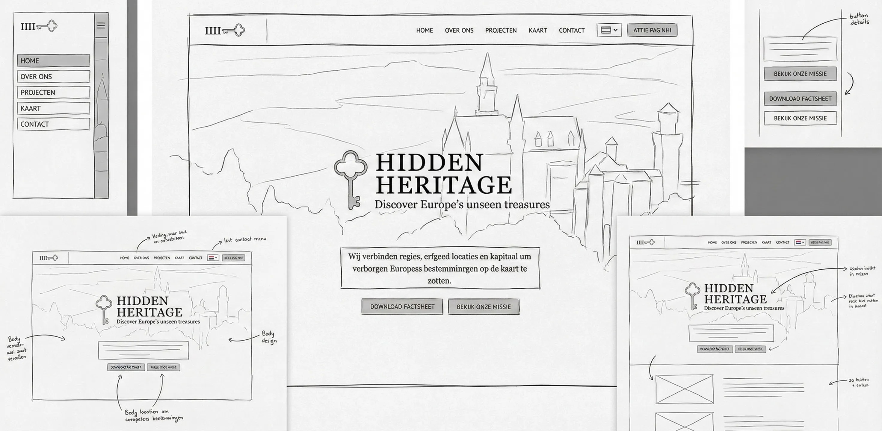 Wireframes & Navigatie