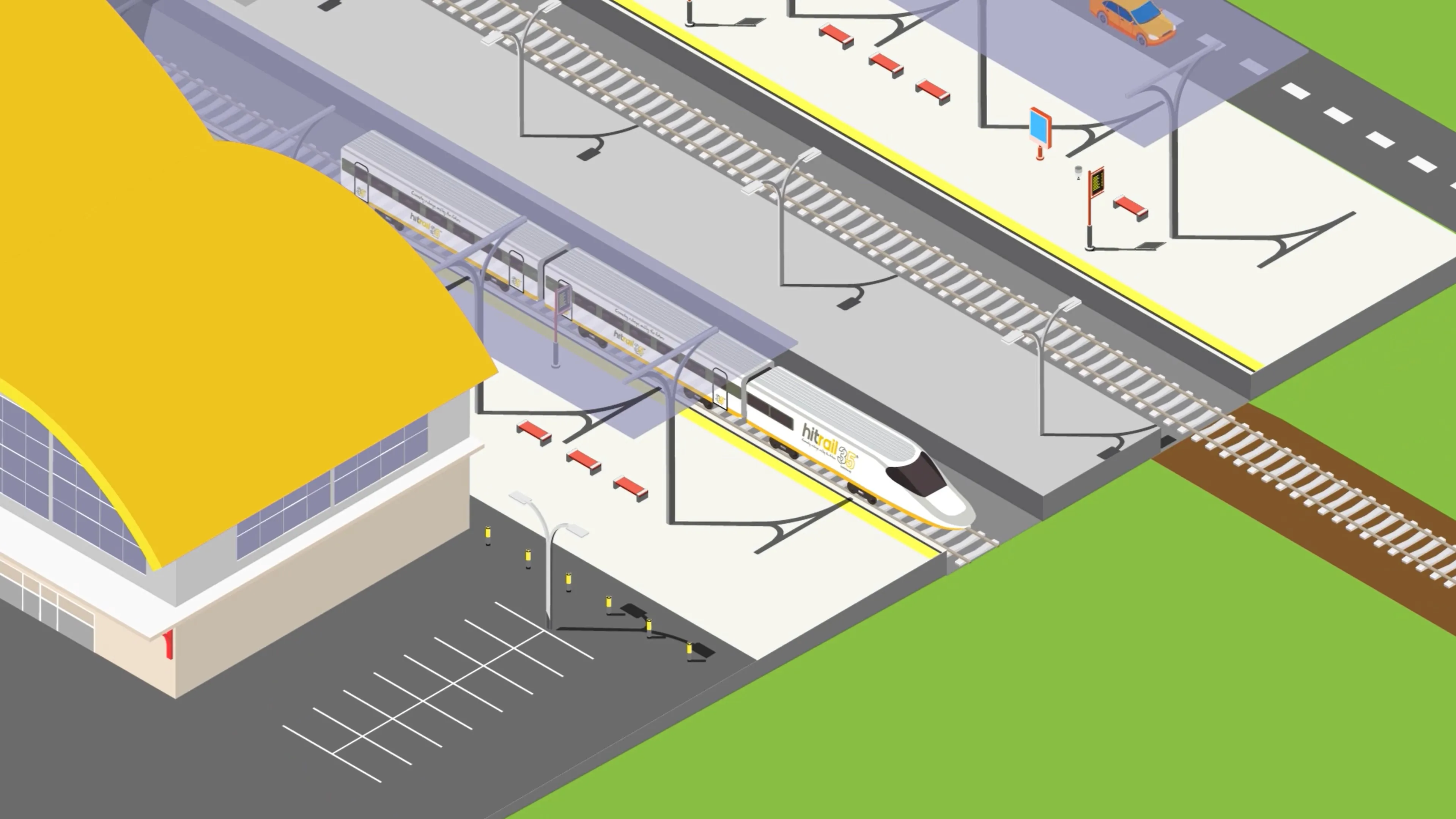 Modern Eindstation