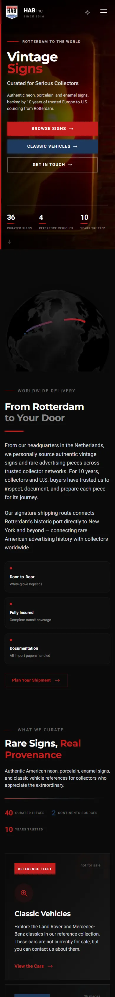 Holland America Brothers — mobiel