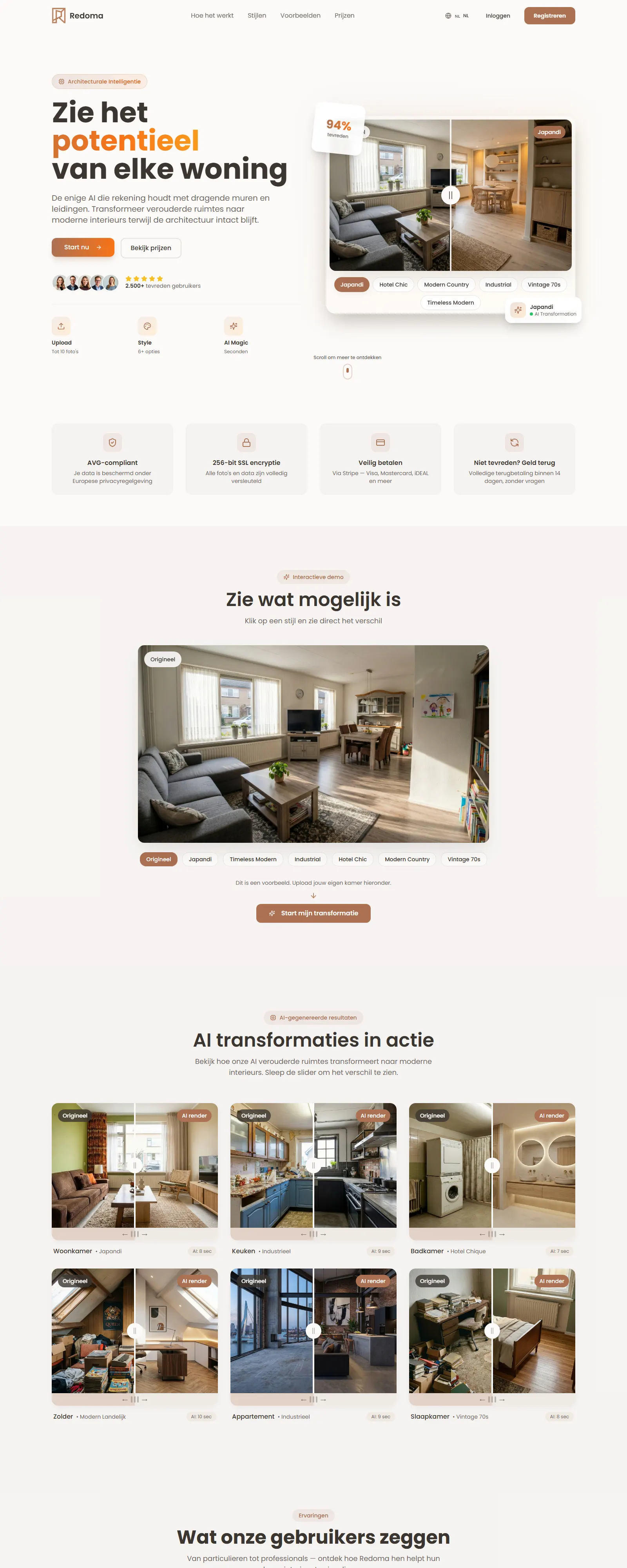 Redoma AI — desktop